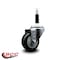 Service Caster 3'' Black Poly Wheel Swivel 7/8'' Expanding Stem Caster SCC-EX20S314-PPUB-BLK-78 - alternate 3
